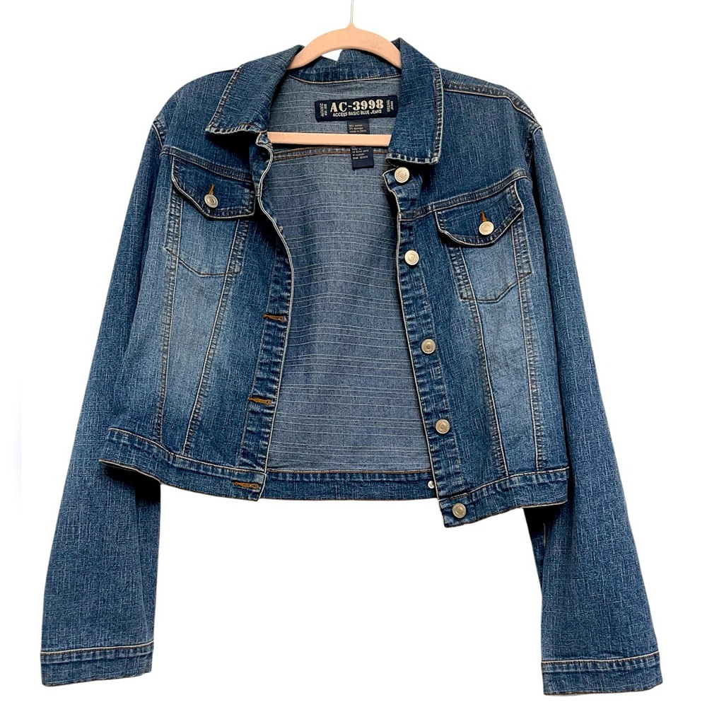 Vintage Classic Button Up AC - 3998 Denim Jean Jacket Sz XL